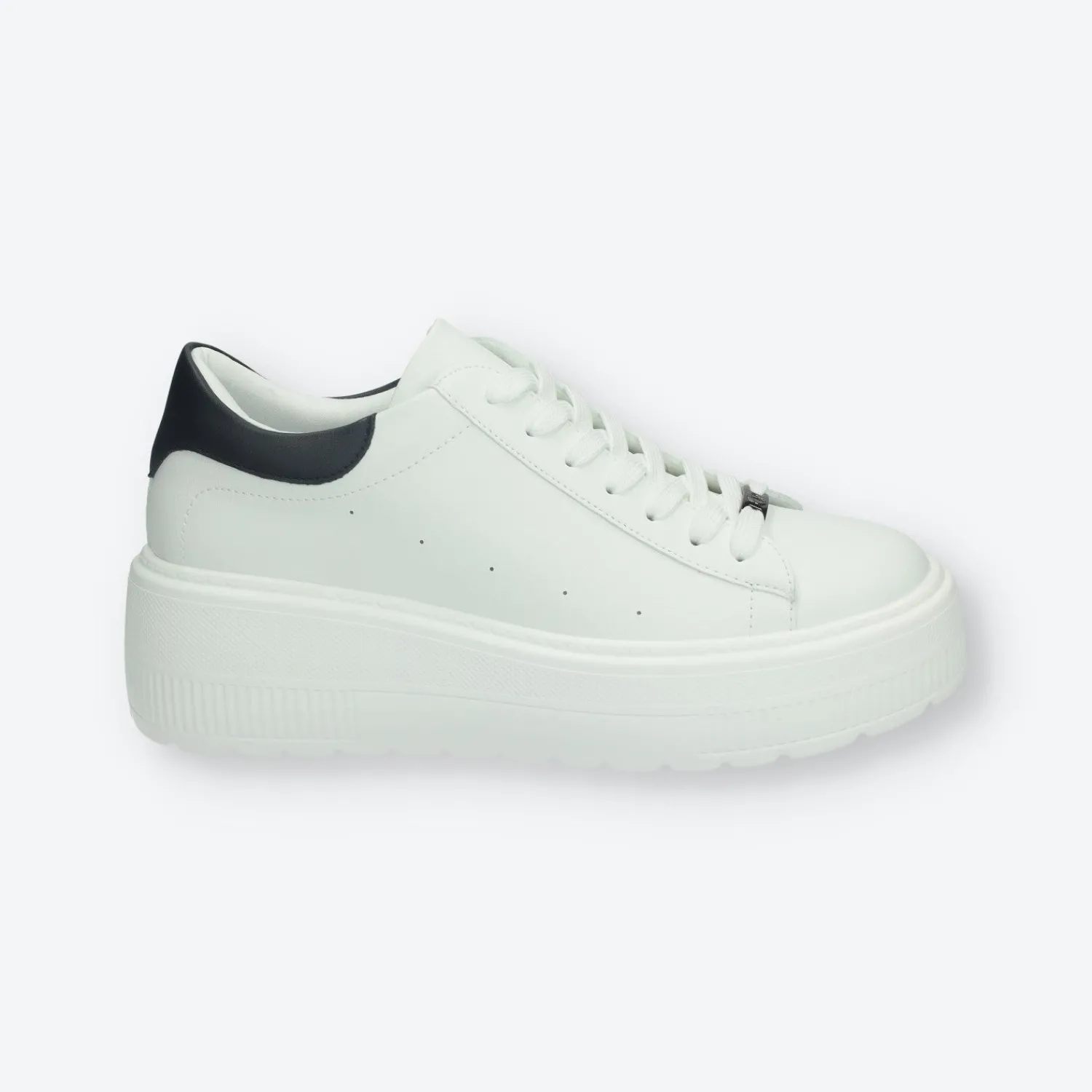 Tata Italia Sneakers platform.Tacco alto 6 cm Bianco Outlet