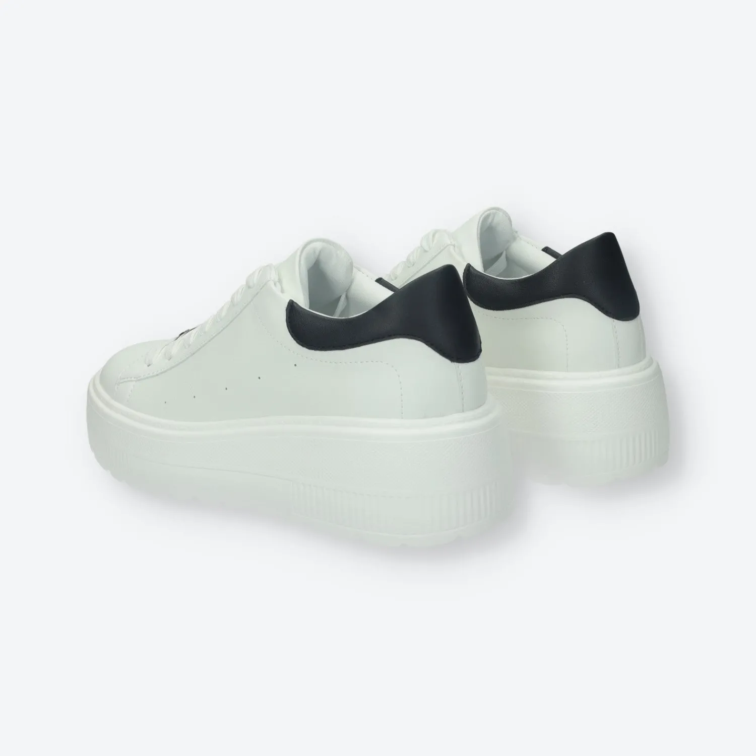 Tata Italia Sneakers platform.Tacco alto 6 cm Bianco Outlet