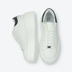 Tata Italia Sneakers platform.Tacco alto 6 cm Bianco Outlet