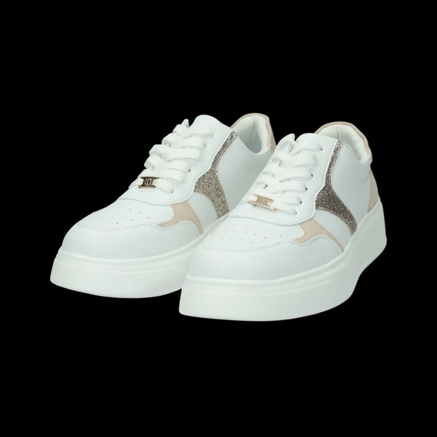 Tata Italia Sneakers platform.Tacco alto 4 cm Bianco Best