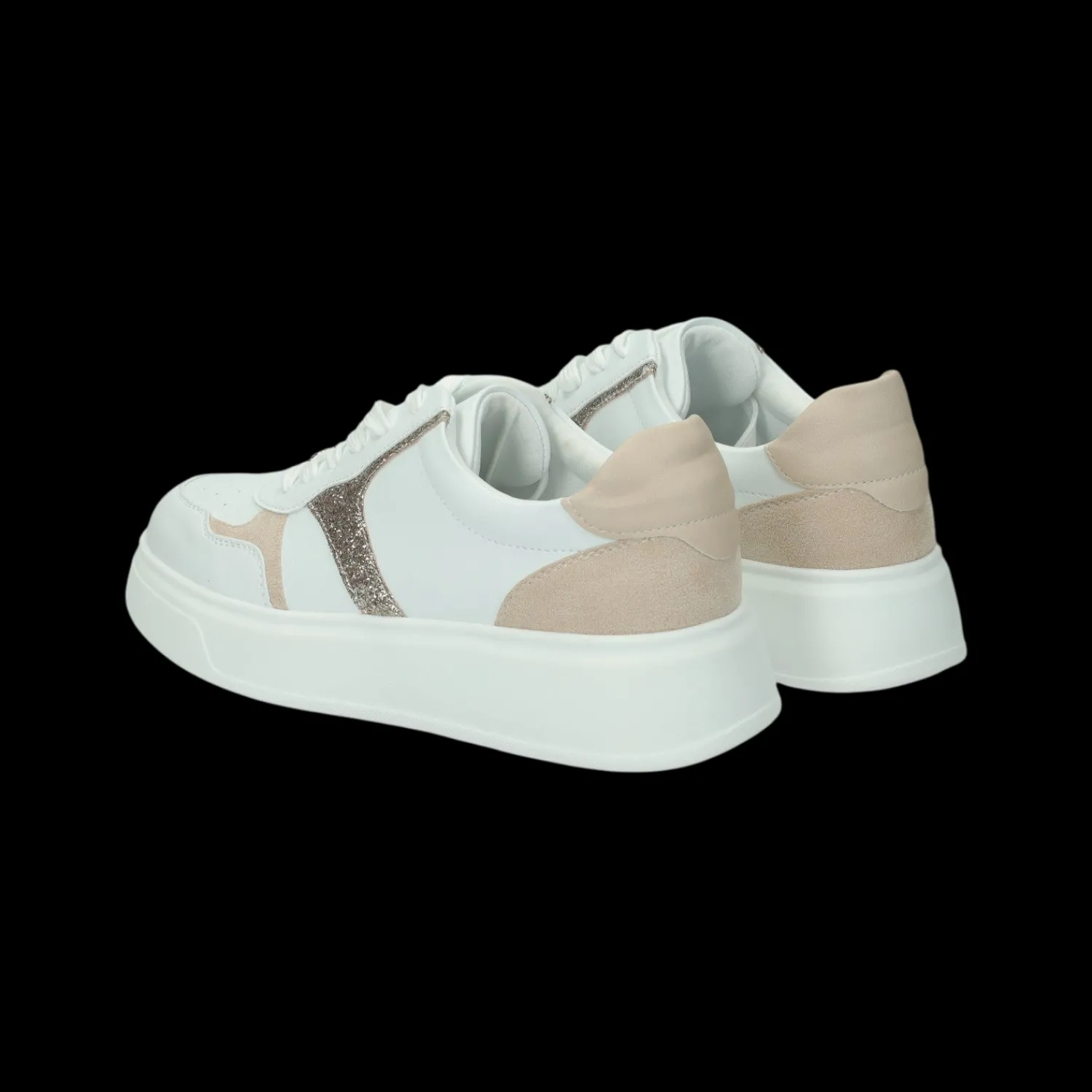 Tata Italia Sneakers platform.Tacco alto 4 cm Bianco Best