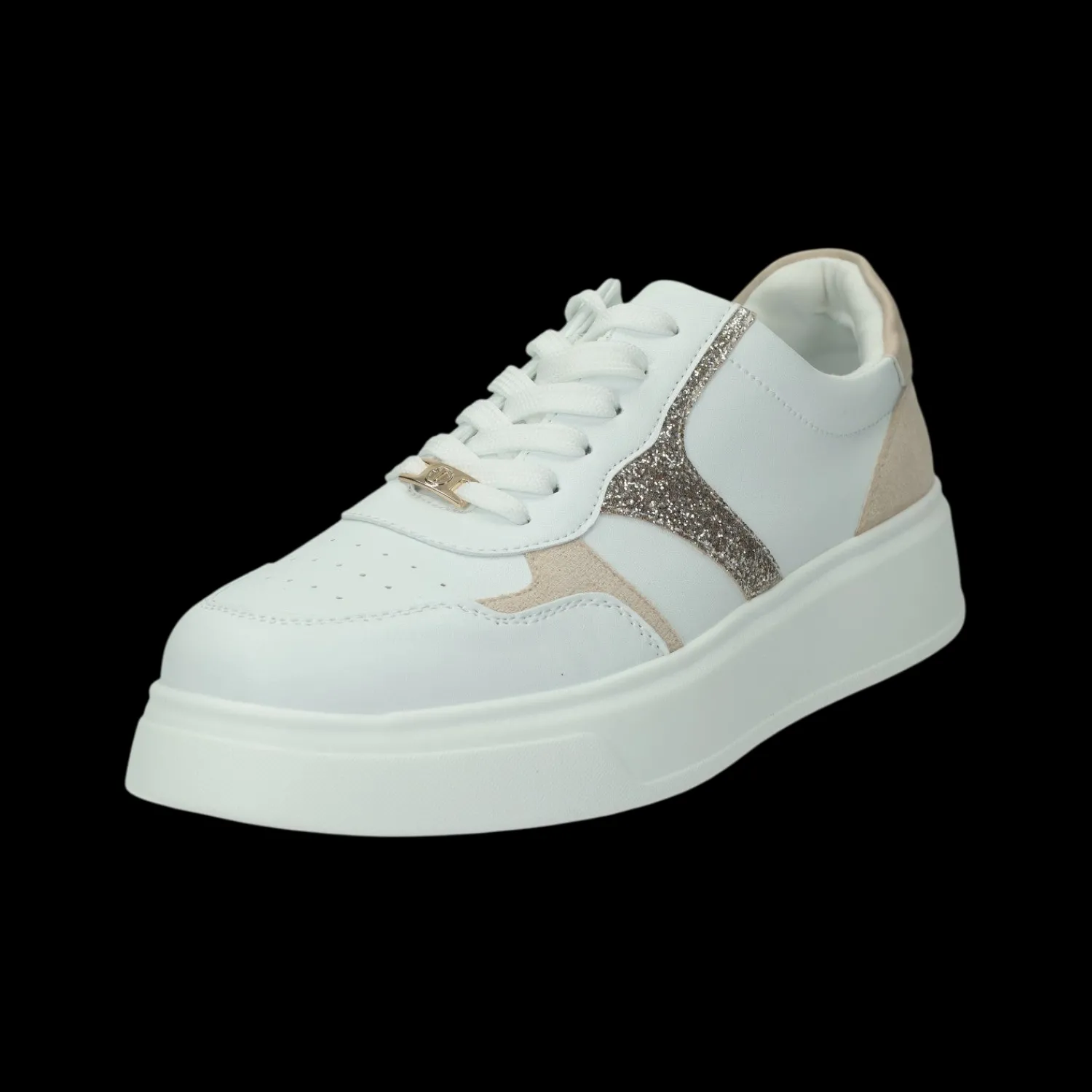 Tata Italia Sneakers platform.Tacco alto 4 cm Bianco Best