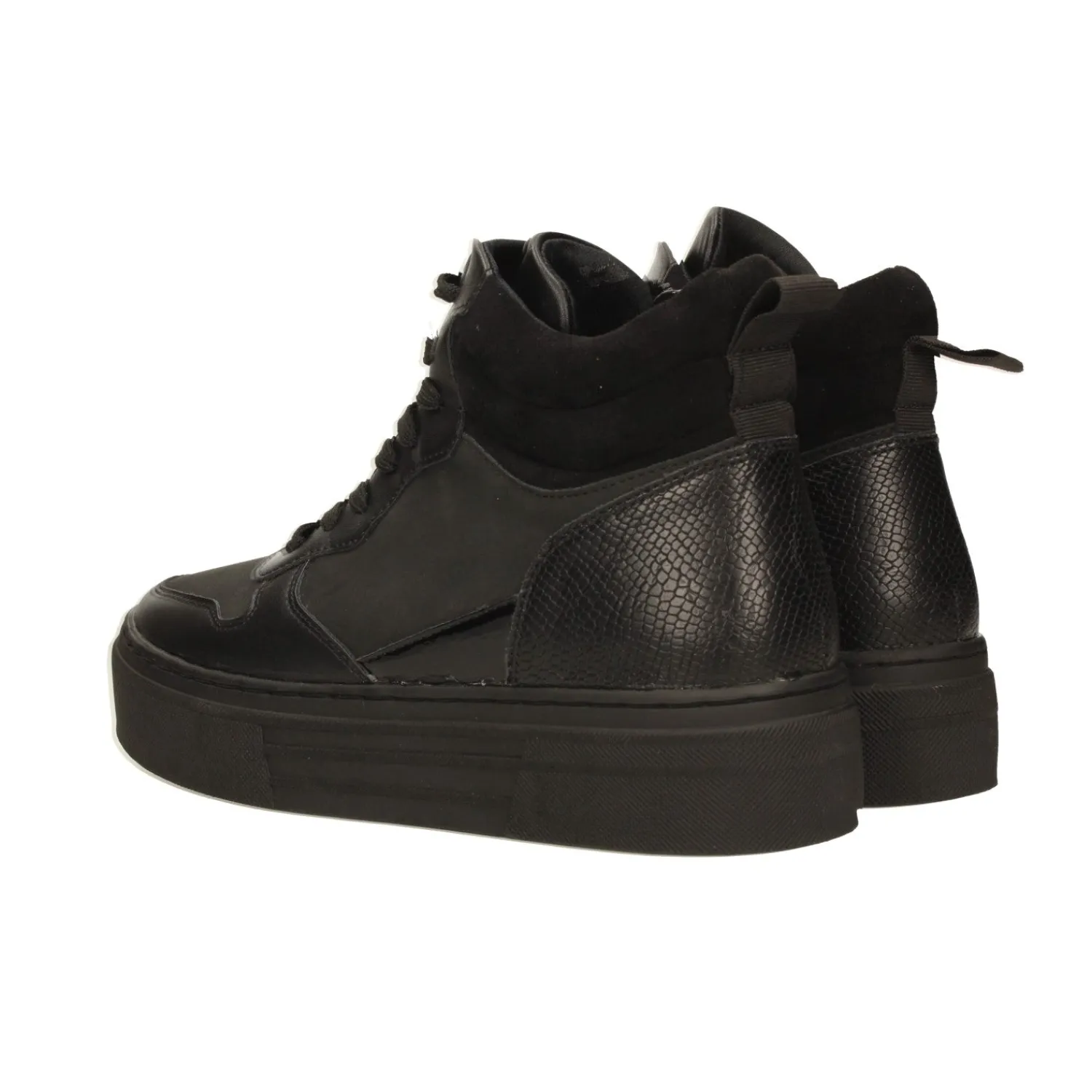 Tata Italia Sneakers total black con suola alta 3.5cm Nero Online
