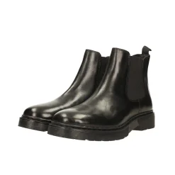 Tata Italia Stivaletti chelsea in vera pelle.Tacco alto 3cm Nero Clearance