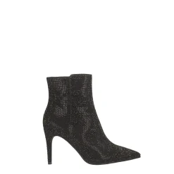 Tata Italia Stivaletti con strass. Tacco alto 9 cm Nero Clearance