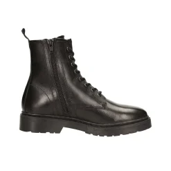 Tata Italia Stivaletti in vera pelle con suola carrarmato Nero New