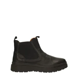 Tata Italia Stivaletti in vera pelle. suola in gomma. Made in Italy Nero New