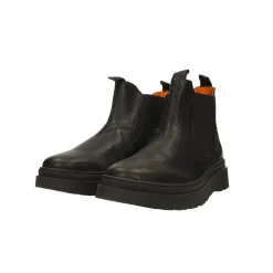 Tata Italia Stivaletti in vera pelle. suola in gomma. Made in Italy Nero New