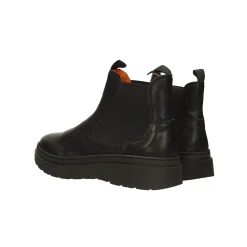 Tata Italia Stivaletti in vera pelle. suola in gomma. Made in Italy Nero New