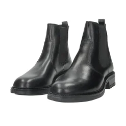 Tata Italia Stivaletti in vera pelle. Tacco alto 3cm Nero Outlet