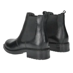Tata Italia Stivaletti in vera pelle. Tacco alto 3cm Nero Outlet