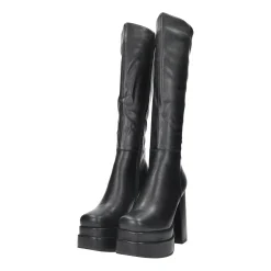 Tata Italia Stivali altezza ginocchio.Tacco alto 12cm Nero Discount