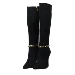 Tata Italia Stivali con catena.Tacco alto 11cm Nero Best