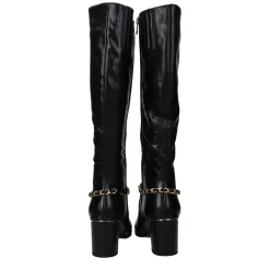 Tata Italia Stivali con catena.Tacco alto 5cm New