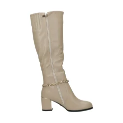 Tata Italia Stivali con catena.Tacco alto 5cm New