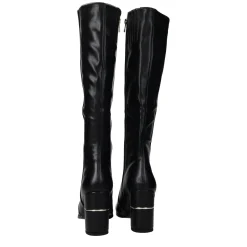Tata Italia Stivali con doppia zip. Tacco alto 9cm Nero