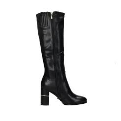 Tata Italia Stivali con doppia zip. Tacco alto 9cm Nero