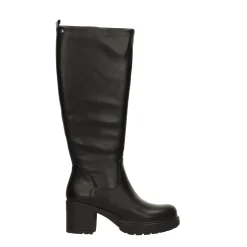 Tata Italia Stivali con punta tonda. Tacco alto 7cm Nero Outlet