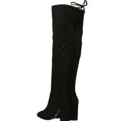 Tata Italia Stivali scamosciati con tacco largo alto 9cm Nero Clearance