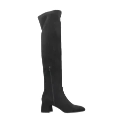 Tata Italia Stivali sopra al ginocchio.Tacco alto 5cm Nero Outlet
